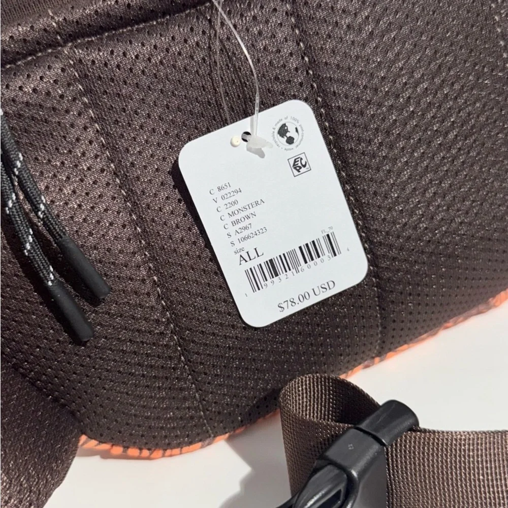 Free People! FP Movement Happy Camper Sling Bag In Monstera Brown NWT!